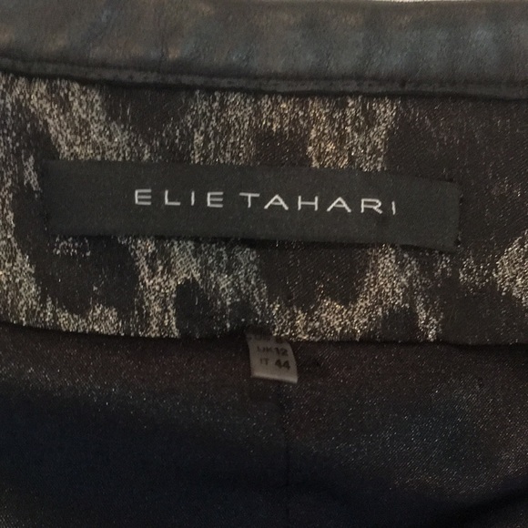 Elie Tahari mixed media jacket - Picture 10 of 14